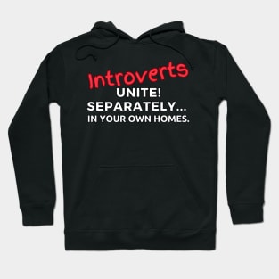 Introverts Unite! Separately... In Your Own Homes Hoodie